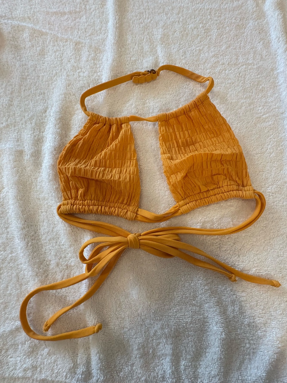 Montce Textured Brasil Bikini Top